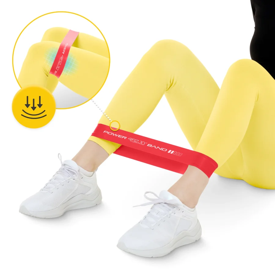 Sett med 5 mini Power Band treningsbånd – bilde 7 av 8