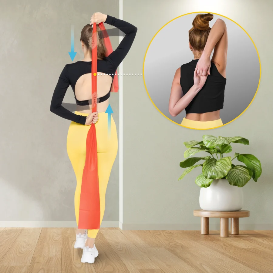 FLAT BAND treningsstrikk – sett med 5 nivåer, 2 m – bilde 5 av 8