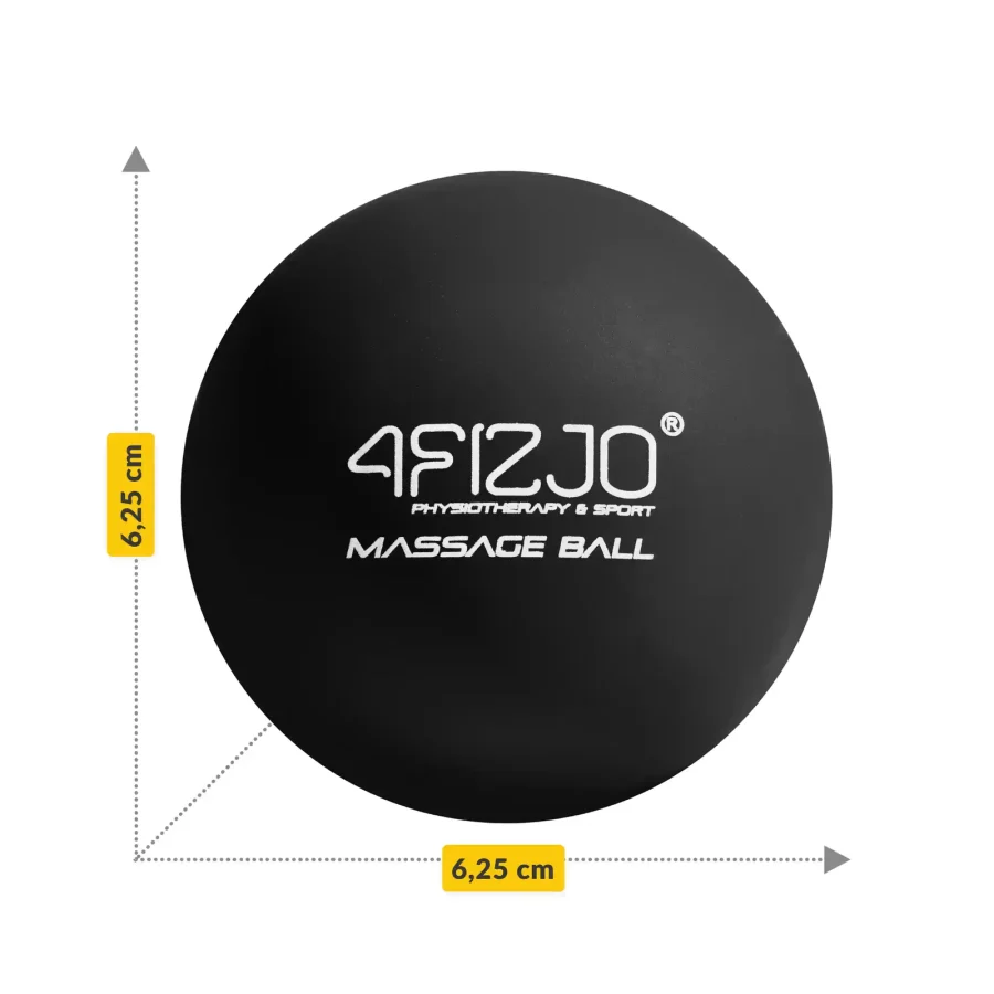 Lacrosse massasjeball 6,25 cm – svart – bilde 6 av 8