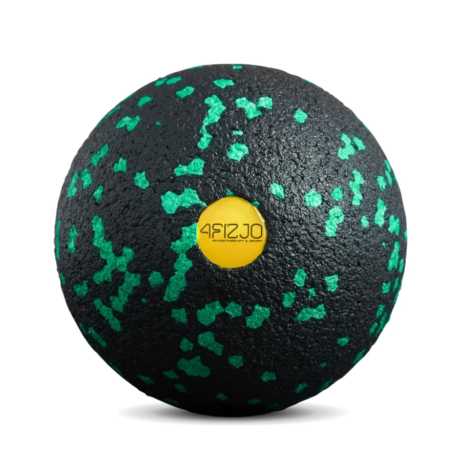 EPP massasjeball 8 cm – grønn og svart – bilde 1 av 8