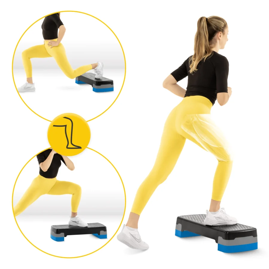 Aerobic stepper standard 2-Trinns blå – bilde 5 av 8