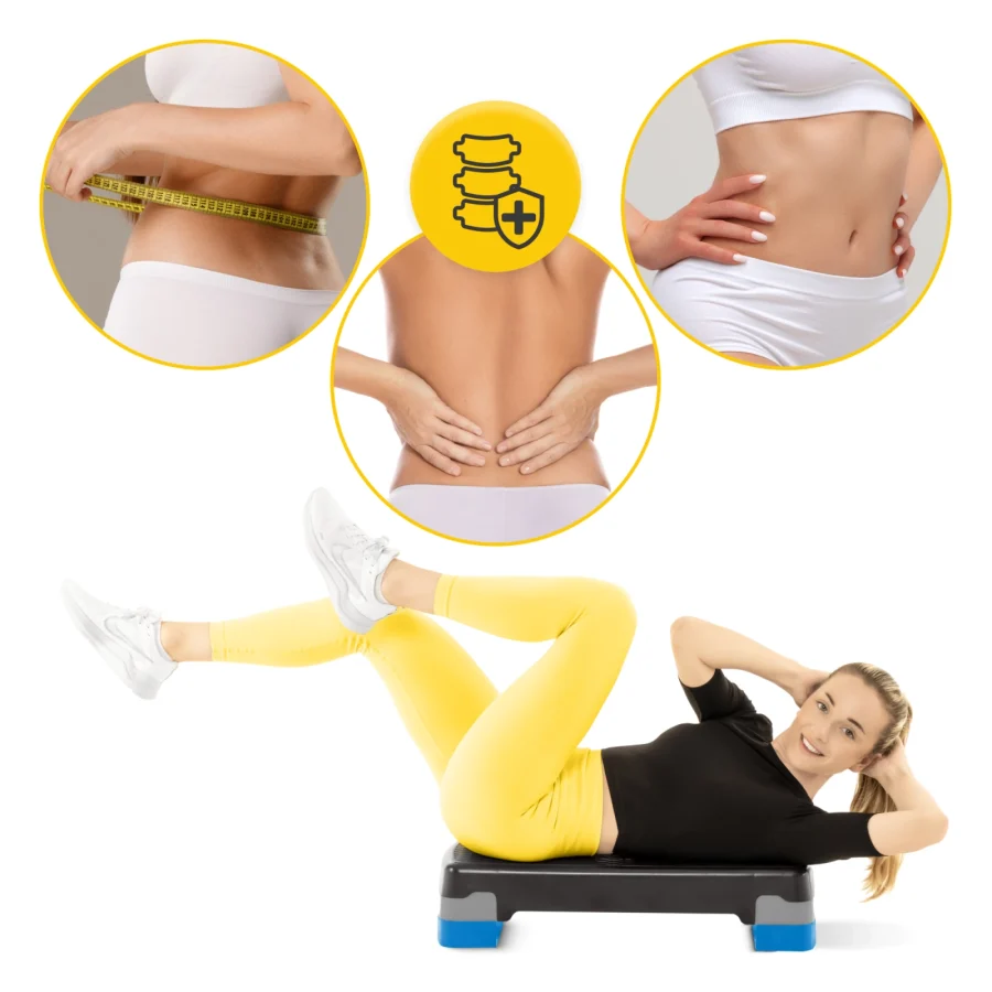 Aerobic stepper standard 2-Trinns blå – bilde 7 av 8