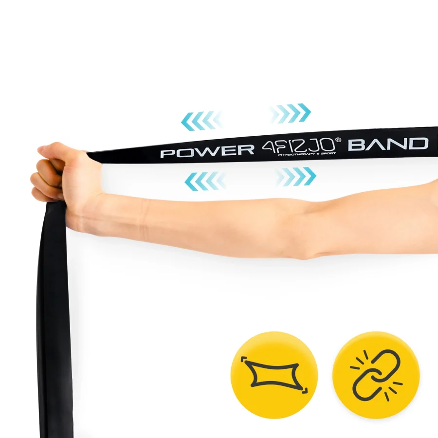 Sett med 3 Power Band treningsmotstandsbånd – bilde 5 av 8