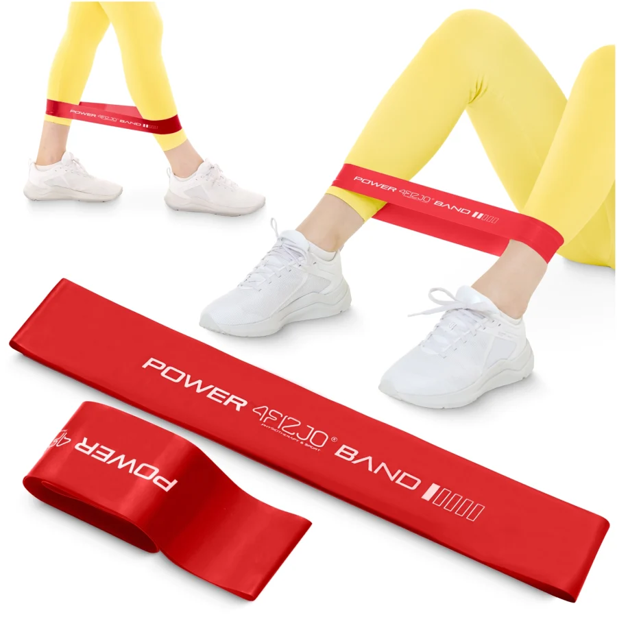 Mini Power Band treningsstrikk – 0,4 mm, rød – bilde 1 av 8