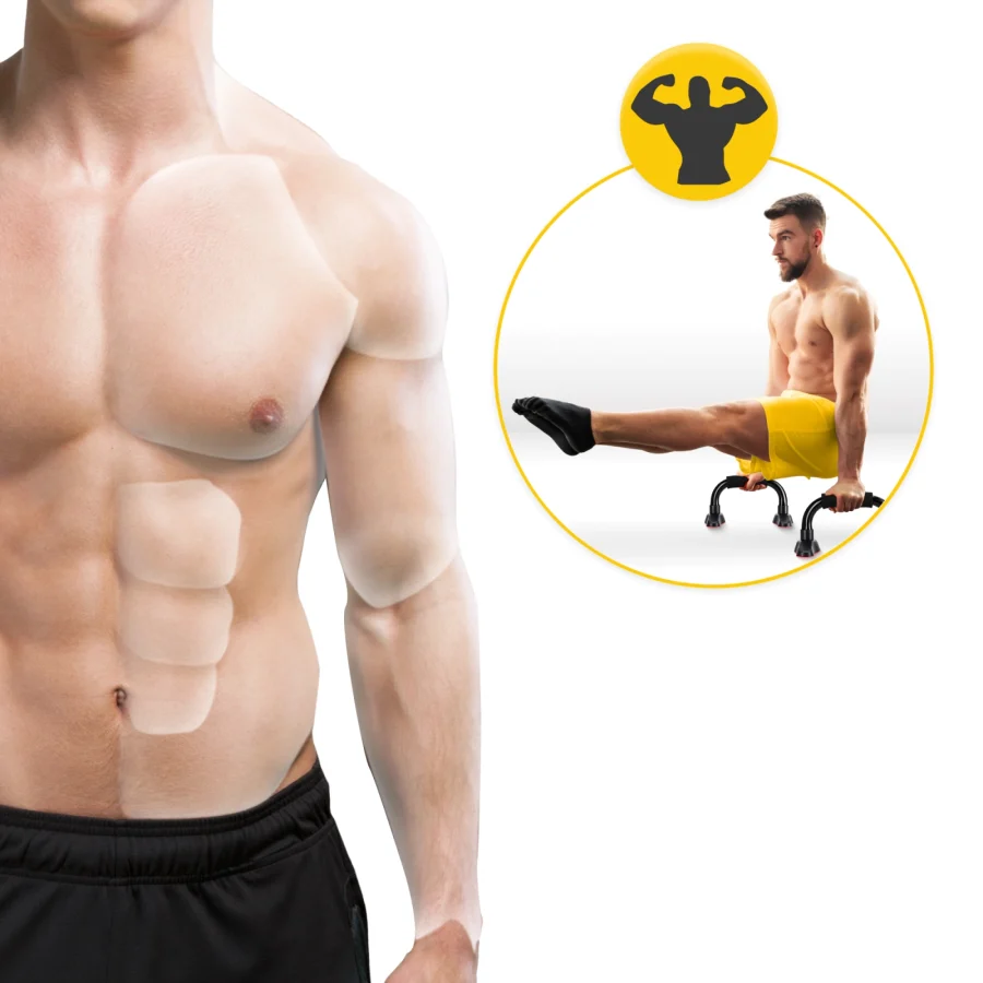 Paralette Push-Up håndtak 2 stk – bilde 2 av 7
