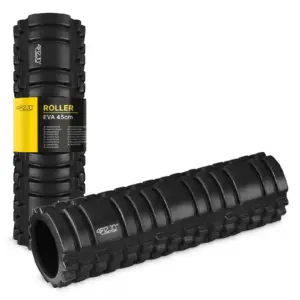 Massasjerulle Med Eva-Nupper 45 Cm Sort
