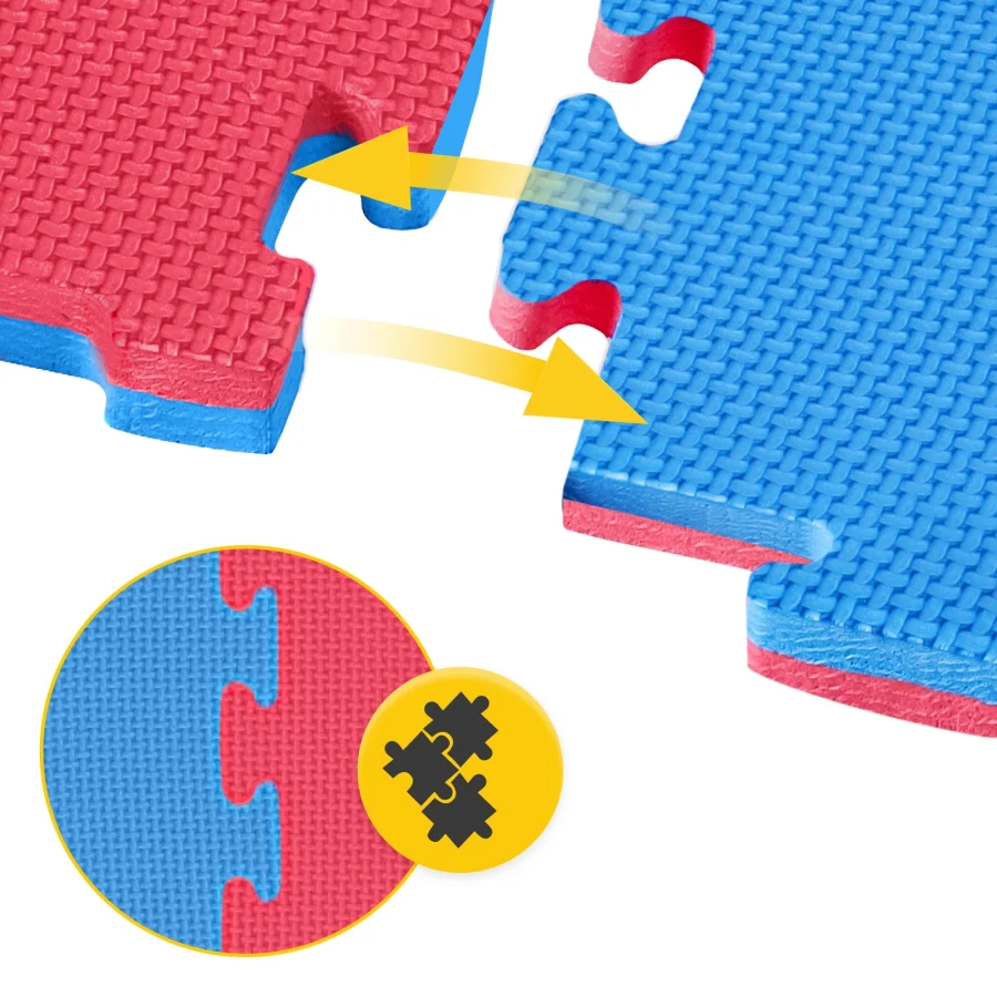 Puzzle gulvbeskyttelsesmatte av skum 100 × 100 cm – bilde 2 av 8
