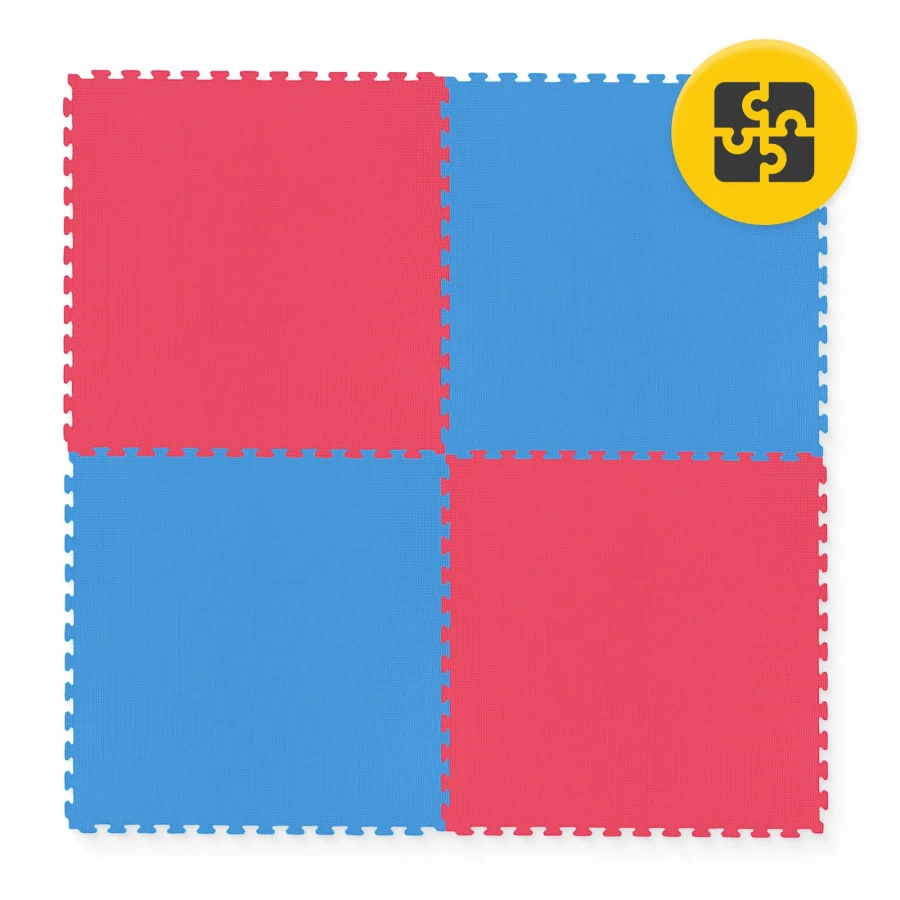 Puzzle gulvbeskyttelsesmatte av skum 100 × 100 cm – bilde 7 av 8