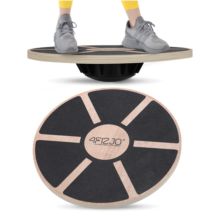 Balansebrett i tre – rund plattform, 38,5 cm – bilde 1 av 7