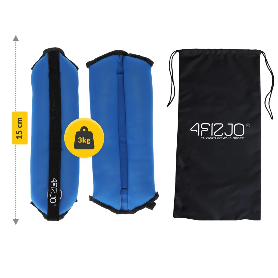 Ankel- og håndleddvekter 2 × 3 kg – bilde 6 av 8