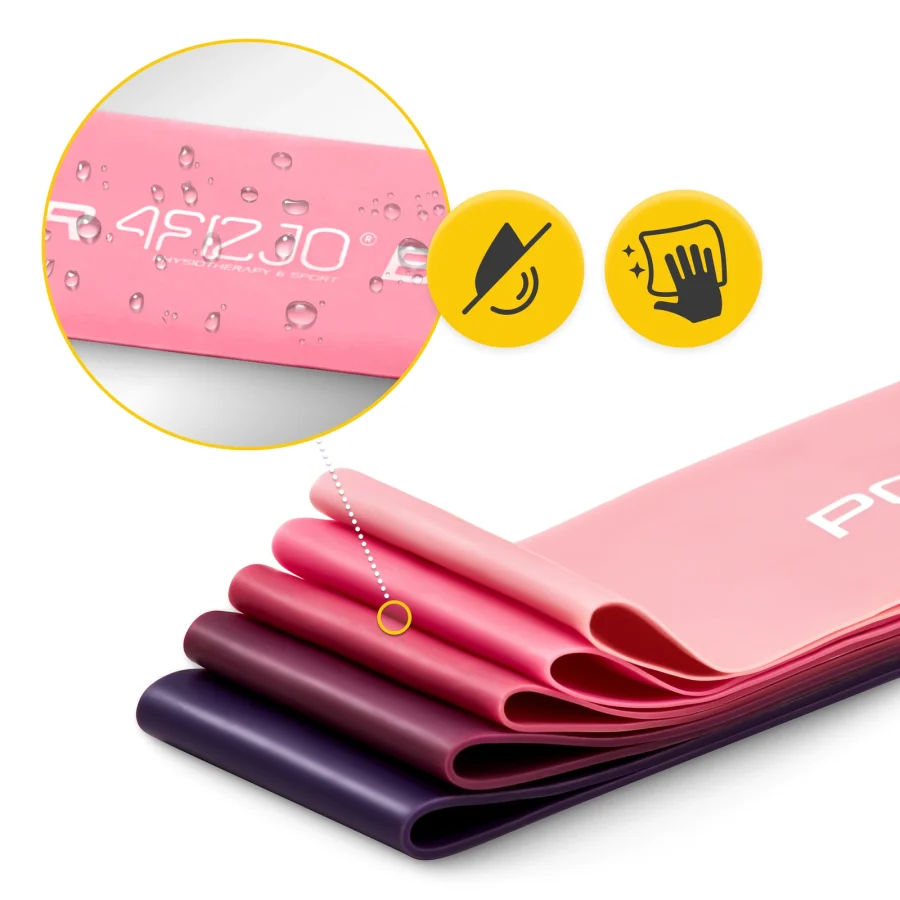 Sett med 5 mini Power Band treningsbånd – bilde 6 av 8
