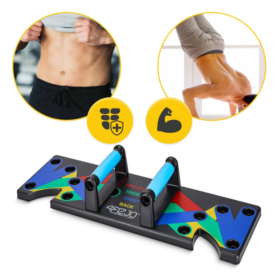 Push-up-brett med håndtak – 60 cm, 16 grepposisjoner – bilde 2 av 8