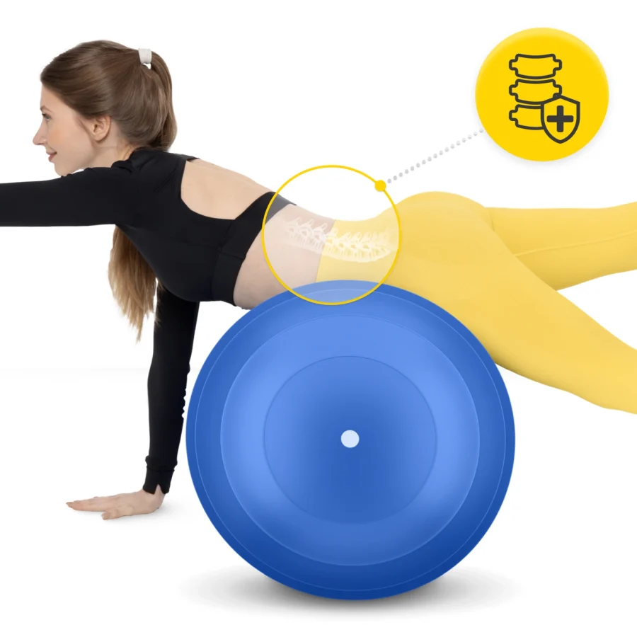 Treningsball Peanut Air ball 45 cm – blå – bilde 8 av 8