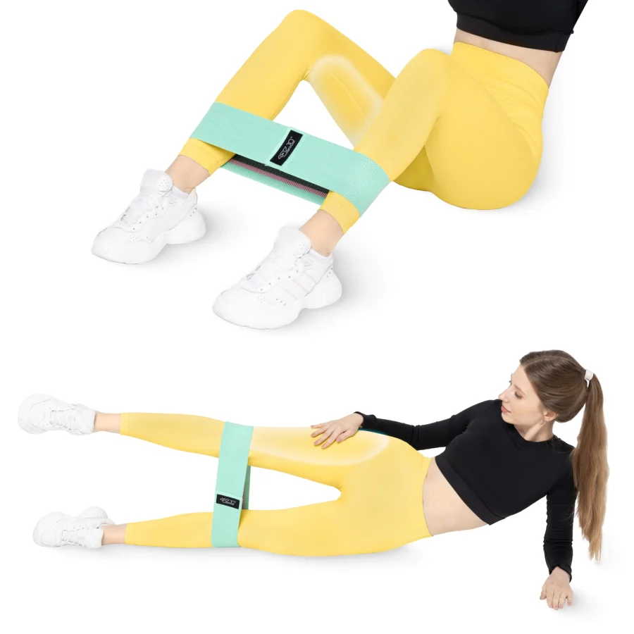 Treningsstrikker HIP BAND – 3 stk. med ulik motstand – bilde 8 av 8