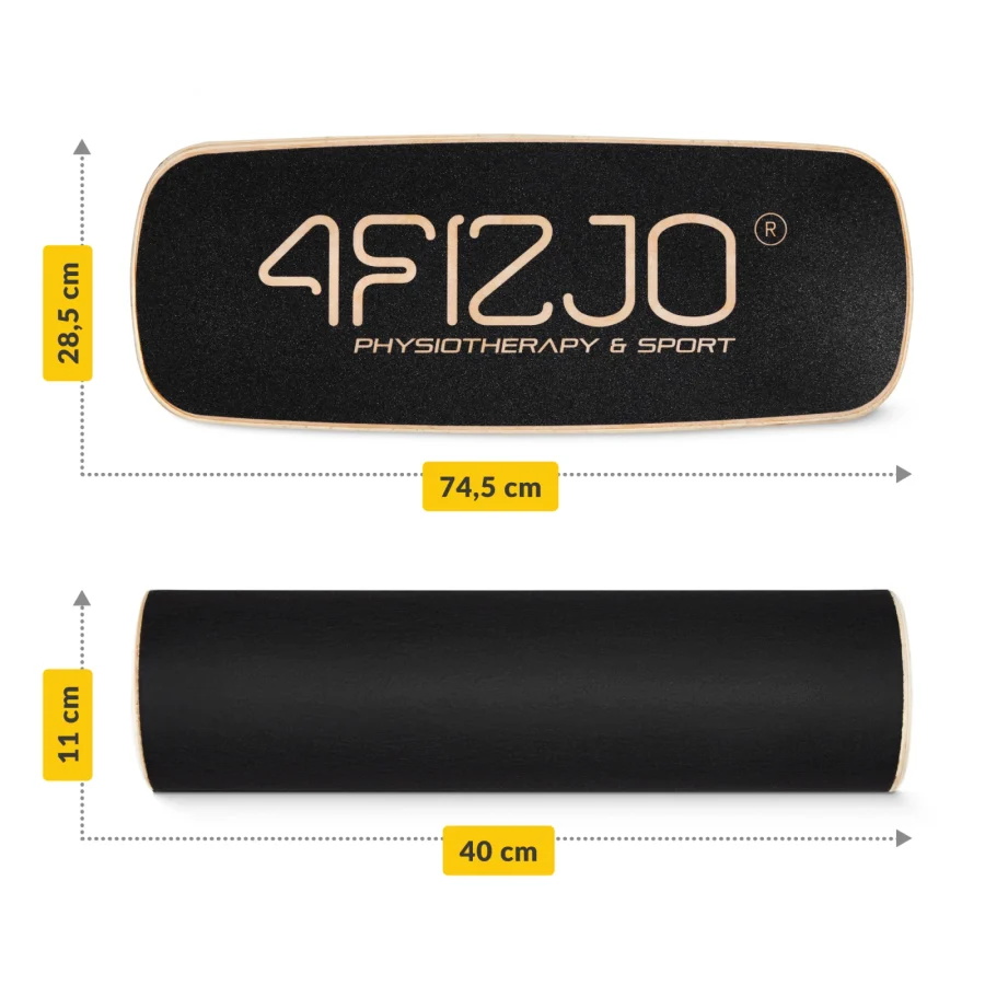 Balansebrett TRICKBOARD i tre – med rulle – bilde 5 av 6