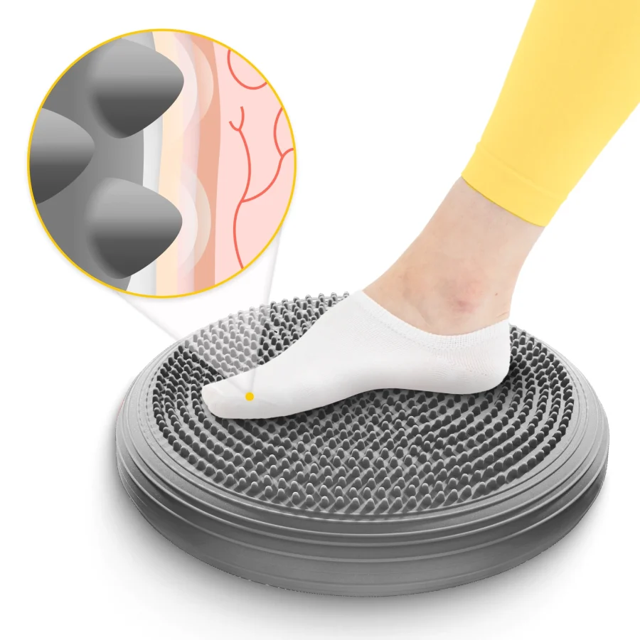 MED+ balansepute 33 cm – grå – bilde 2 av 7