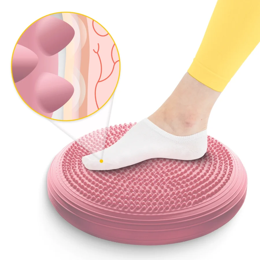 MED+ balansepute 33 cm – rosa – bilde 2 av 7