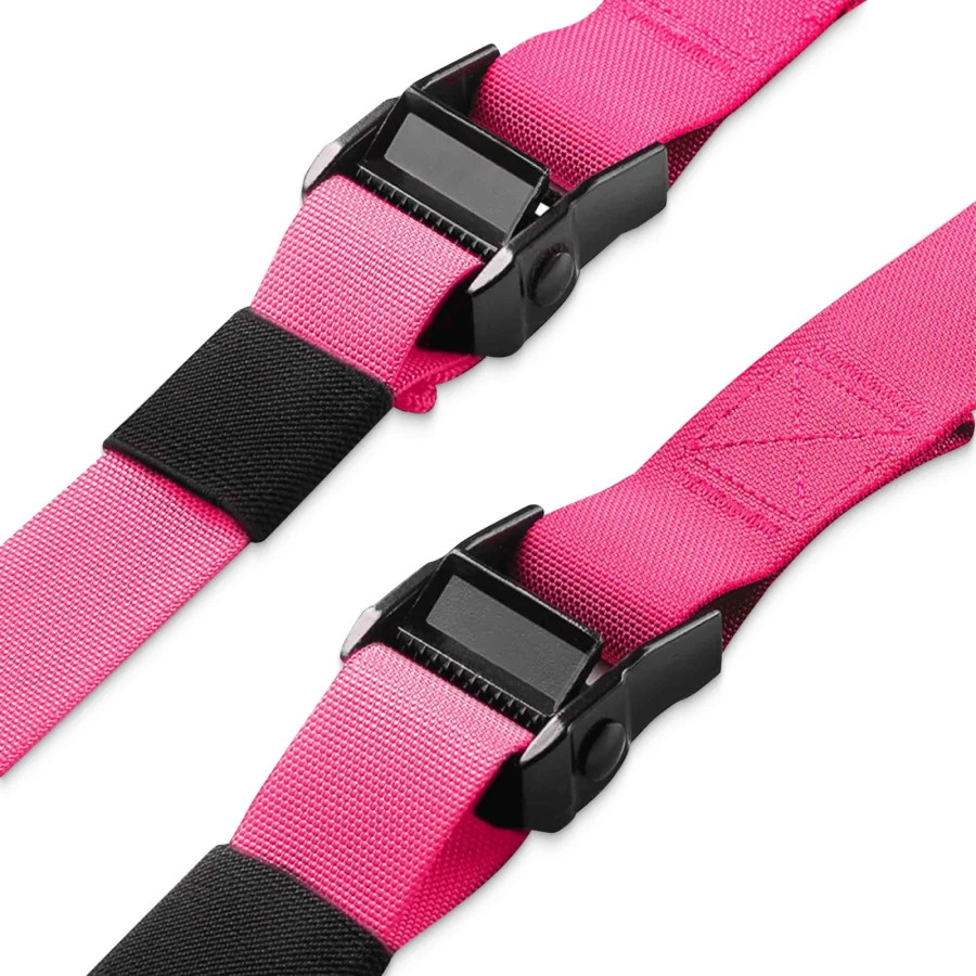 Slyngetrener med justerbare treningsstropper – rosa – bilde 6 av 8
