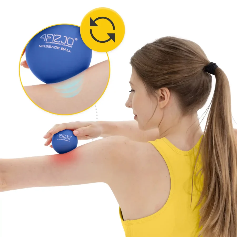 Lacrosse massasjeball 6,25 cm – blå – bilde 2 av 8