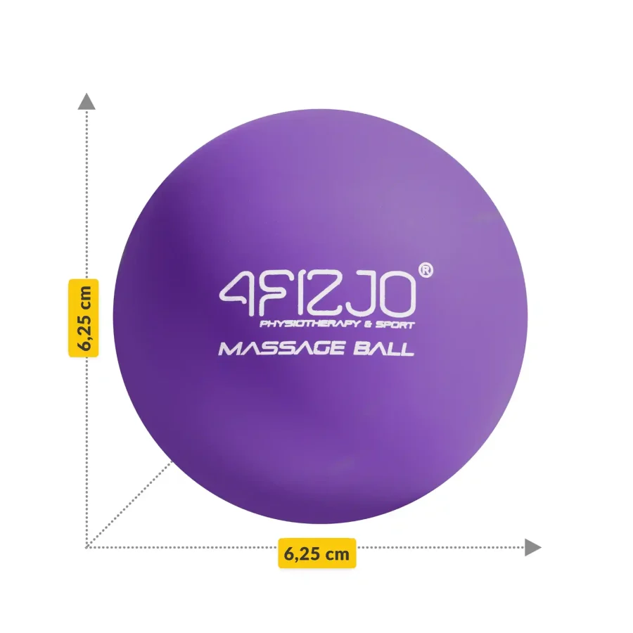 Lacrosse massasjeball 6,25 cm – lilla – bilde 5 av 8