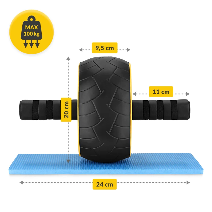 Magehjul AB Wheel XL gul – bilde 5 av 8