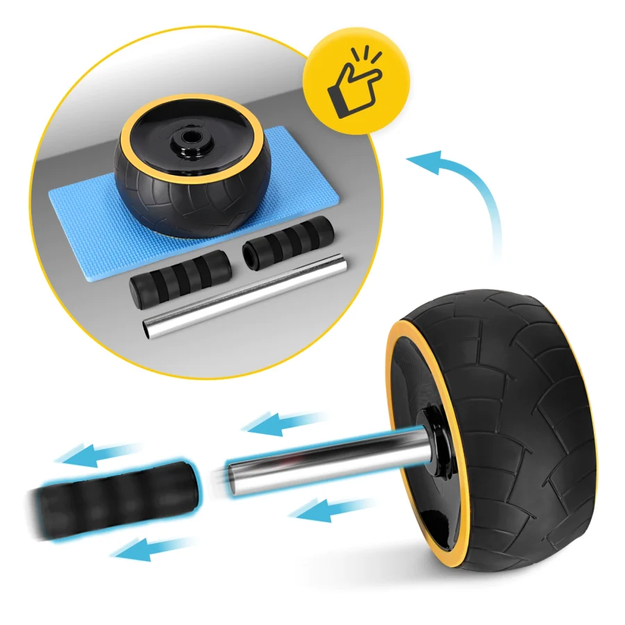 Magehjul AB Wheel XL gul – bilde 8 av 8