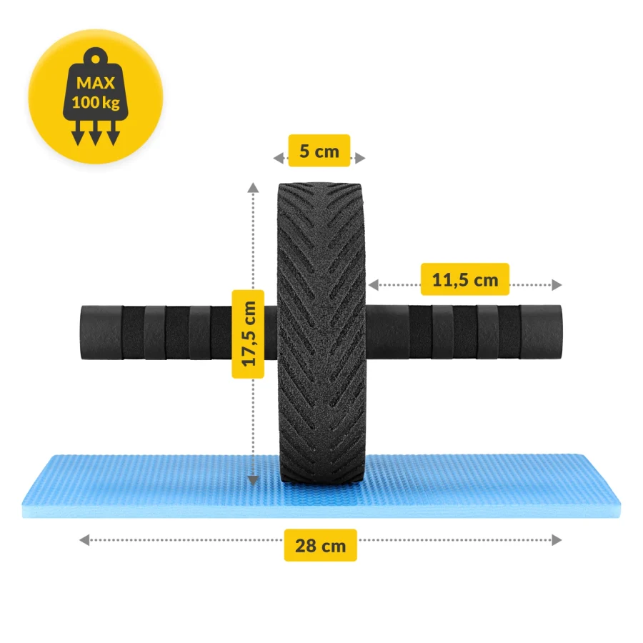 Magehjul AB Wheel Pro gul – bilde 4 av 8