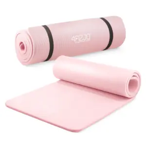 Nbr Fitness Og Yogamatte 1 Cm Lys Rosa