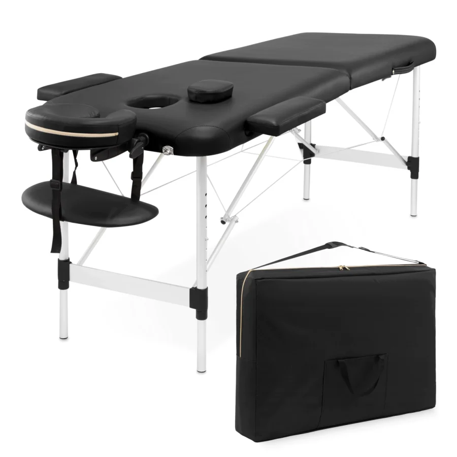 Sammenleggbart massasjebord i aluminium 60 cm – bilde 1 av 8