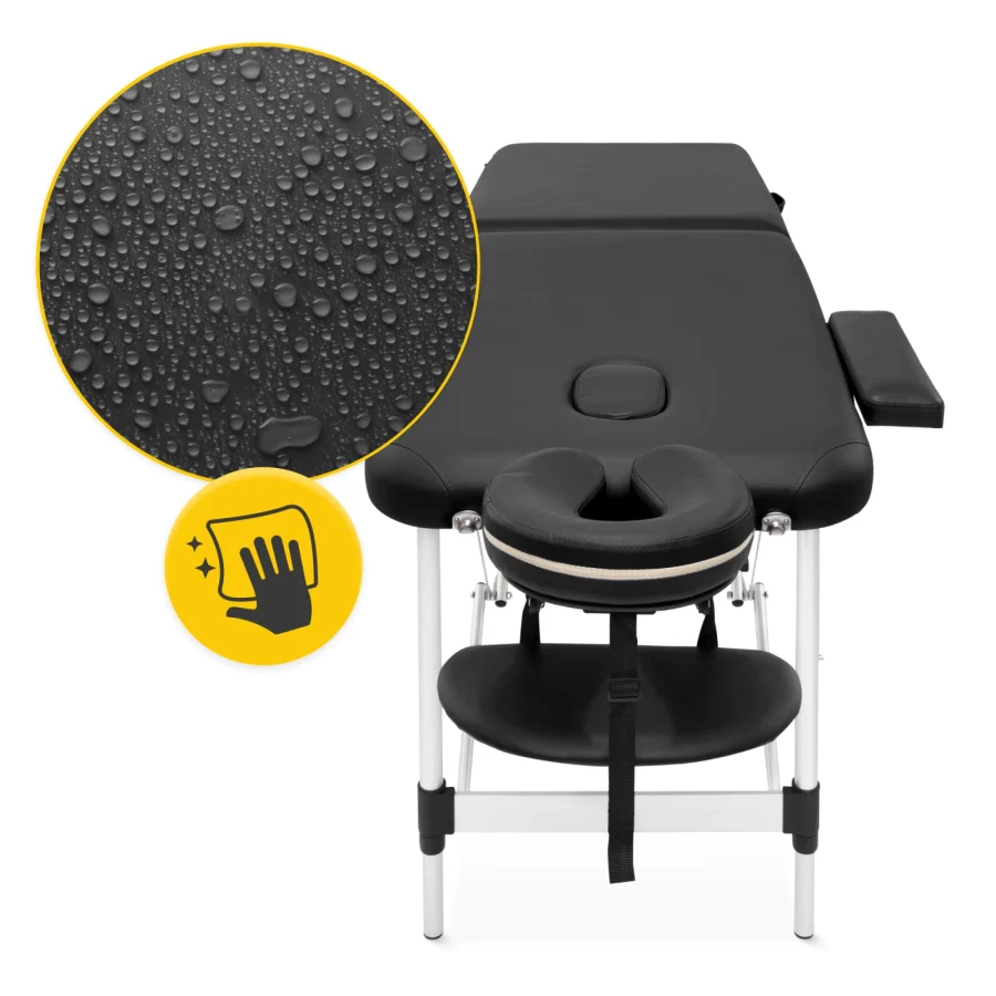 Sammenleggbart massasjebord i aluminium 60 cm – bilde 7 av 8
