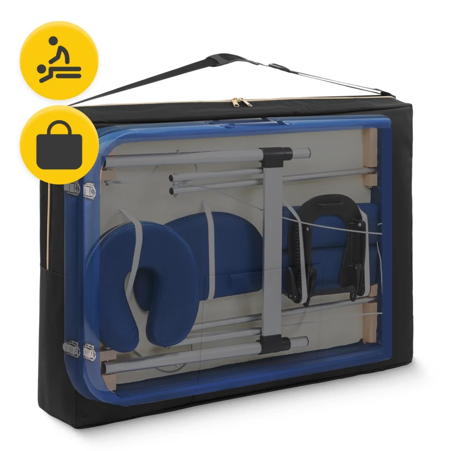 Transporttrekk til massasjebenk – 96 × 72 × 16 cm – bilde 2 av 6
