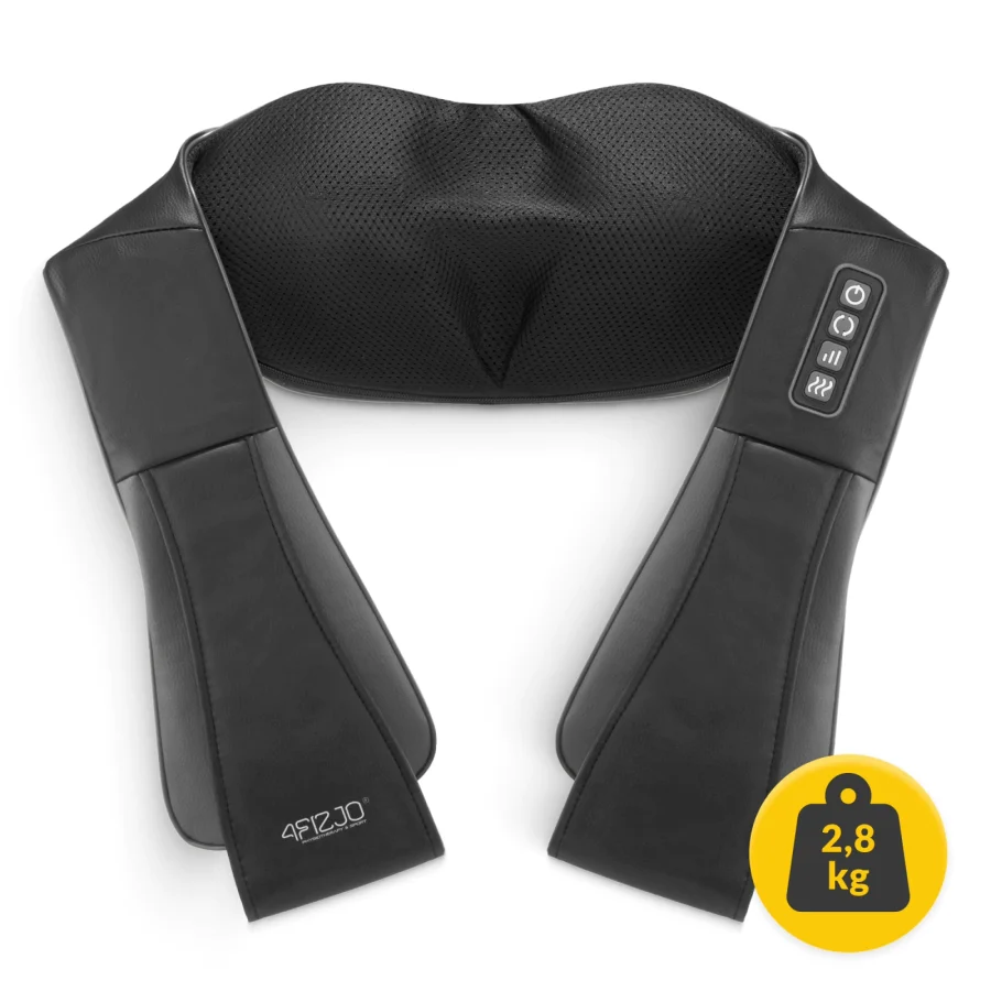 Shiatsu nakkemassasjeapparat PRO+ – med varme, grå – bilde 5 av 8