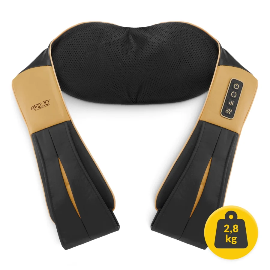 Shiatsu nakkemassasjeapparat ULTRA+ – trådløs, gull – bilde 3 av 8