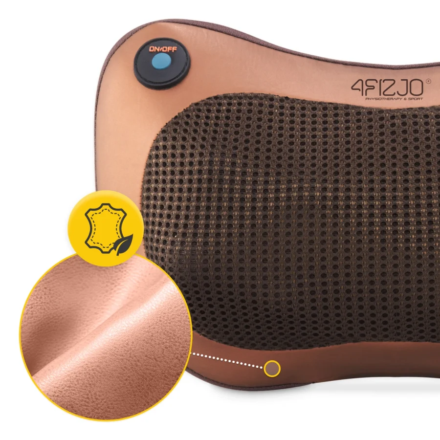 Shiatsu massasjepute PRO+ – med varme, brun – bilde 4 av 8