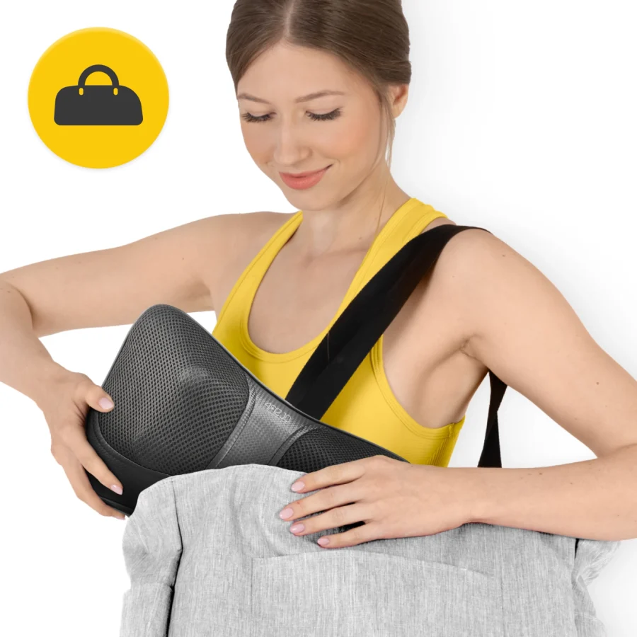 Shiatsu massasjepute ULTRA+ grå – bilde 8 av 8