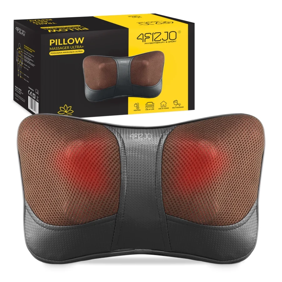 Shiatsu massasjepute ULTRA+ brun – bilde 1 av 8