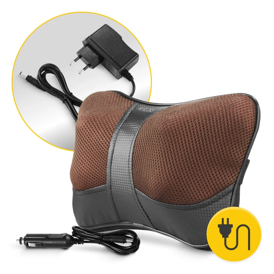 Shiatsu massasjepute ULTRA+ brun – bilde 3 av 8