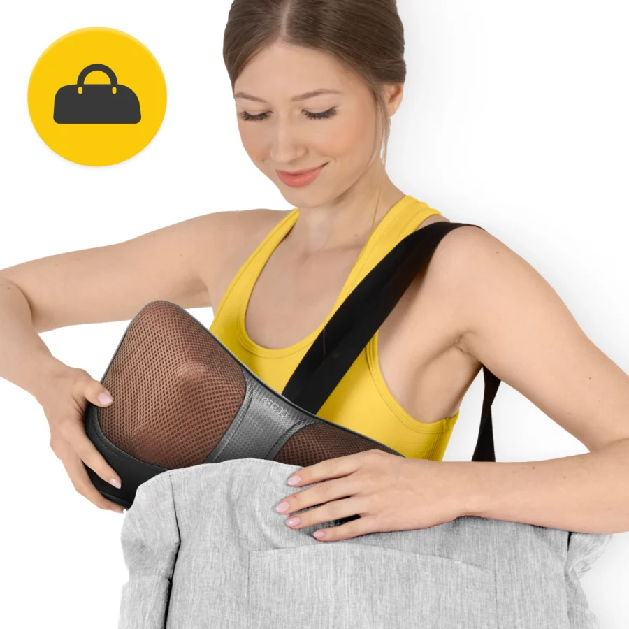 Shiatsu massasjepute ULTRA+ brun – bilde 7 av 8