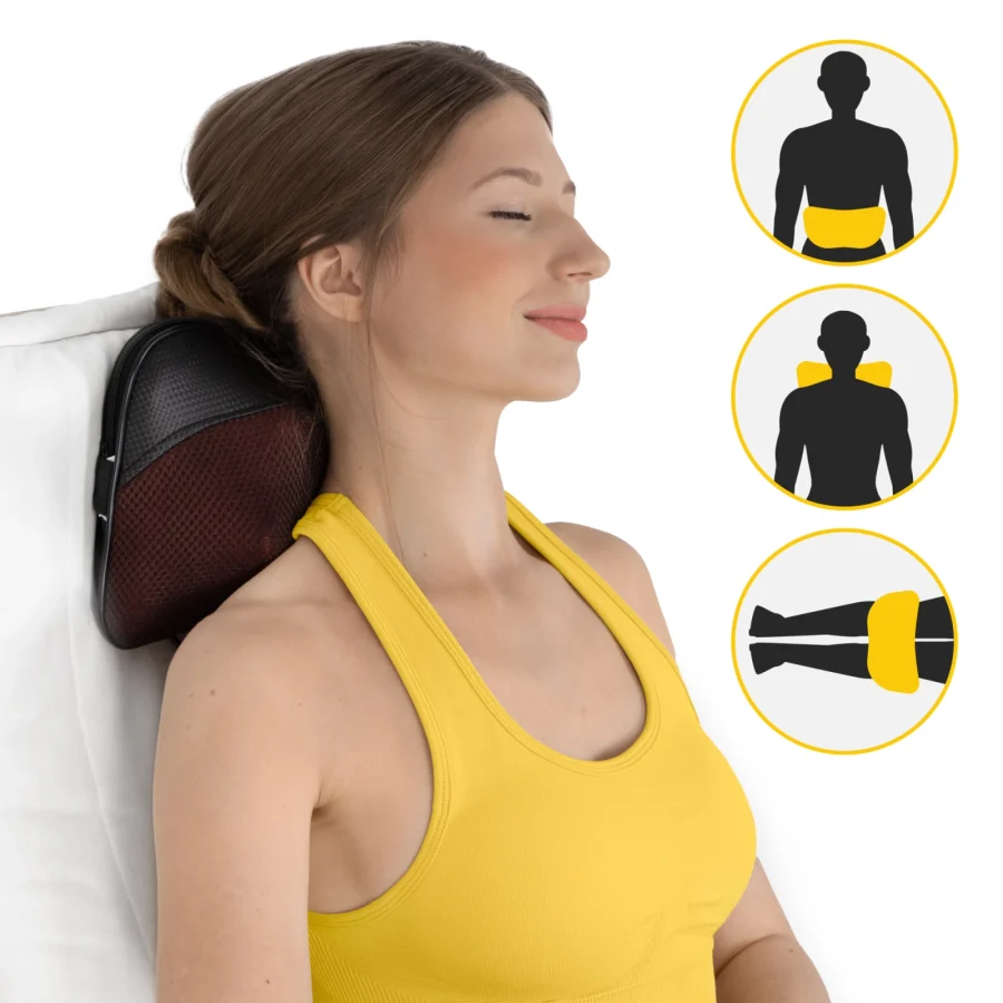 Shiatsu massasjepute ULTRA+ brun – bilde 8 av 8
