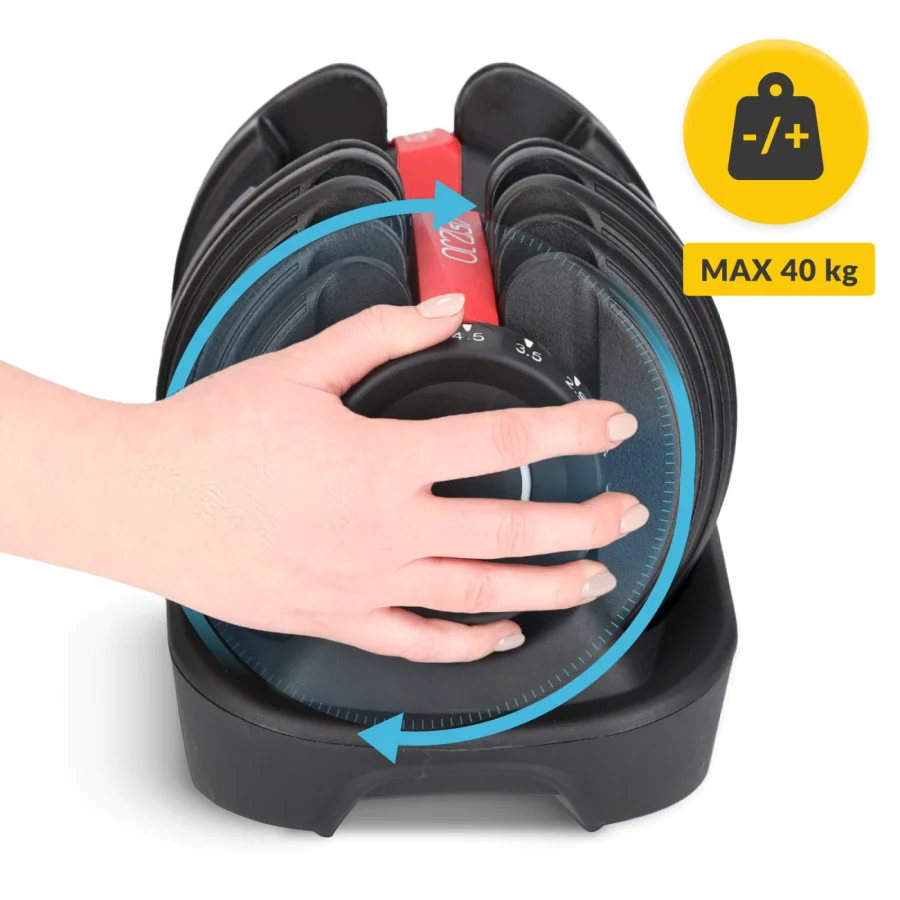 Justerbar manual premium 40 kg – med oppbevaringsbase – bilde 5 av 8