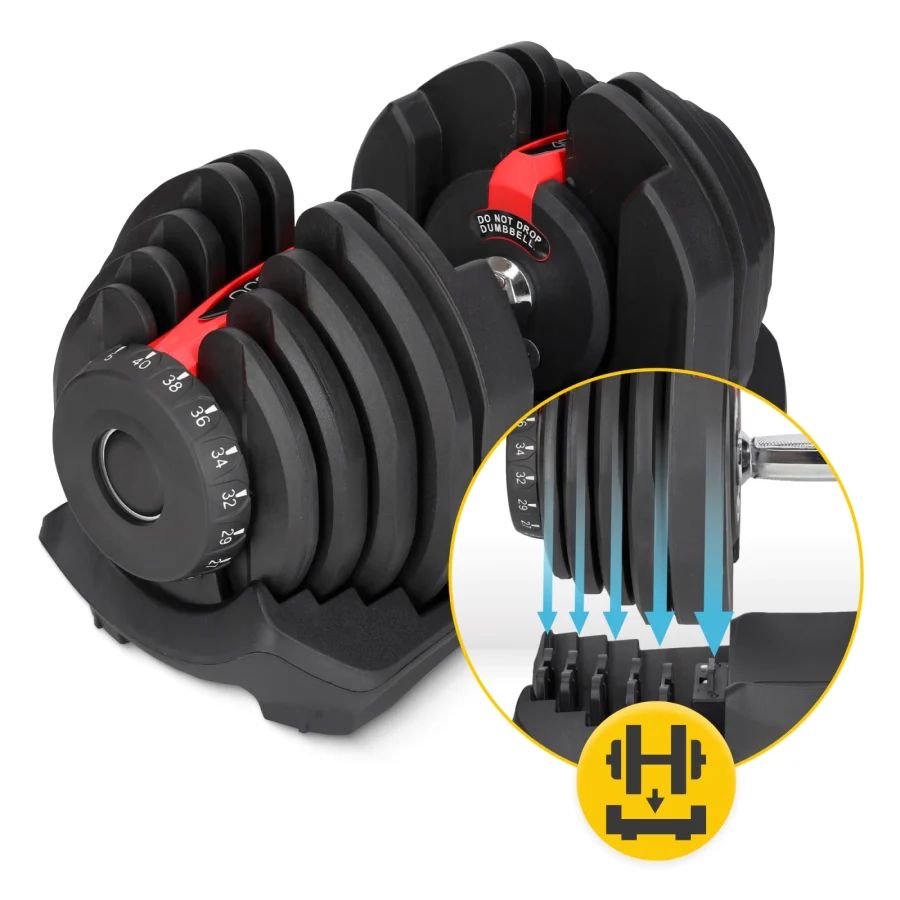 Justerbar manual premium 40 kg – med oppbevaringsbase – bilde 8 av 8