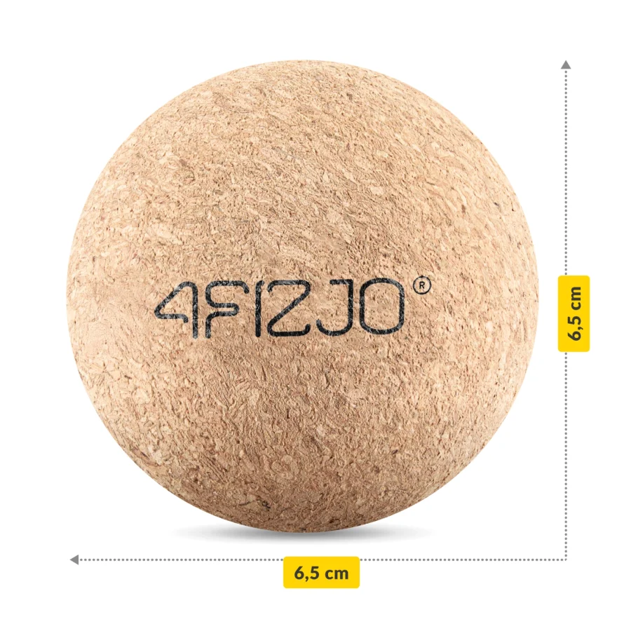 Massasjeball av kork 65 cm – bilde 5 av 7
