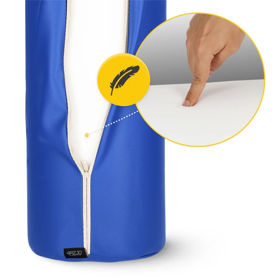 Massasjerulle med skumfyll 60 × 15 cm – blå – bilde 3 av 6