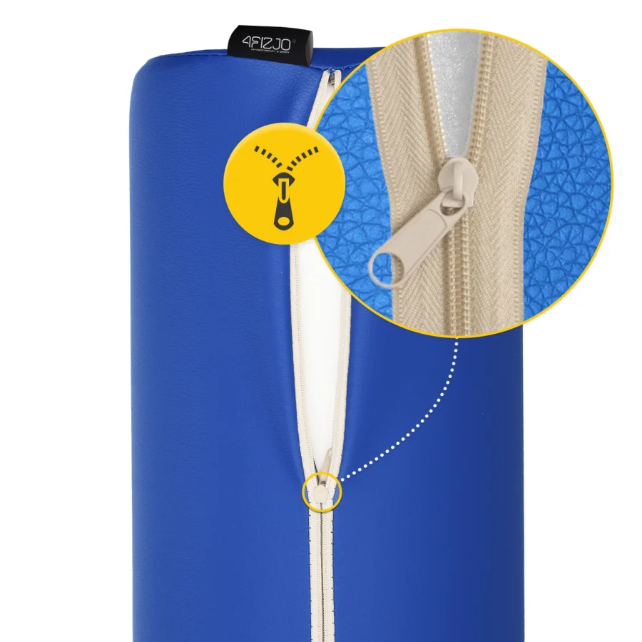 Massasjerulle med skumfyll 60 × 15 cm – blå – bilde 6 av 6