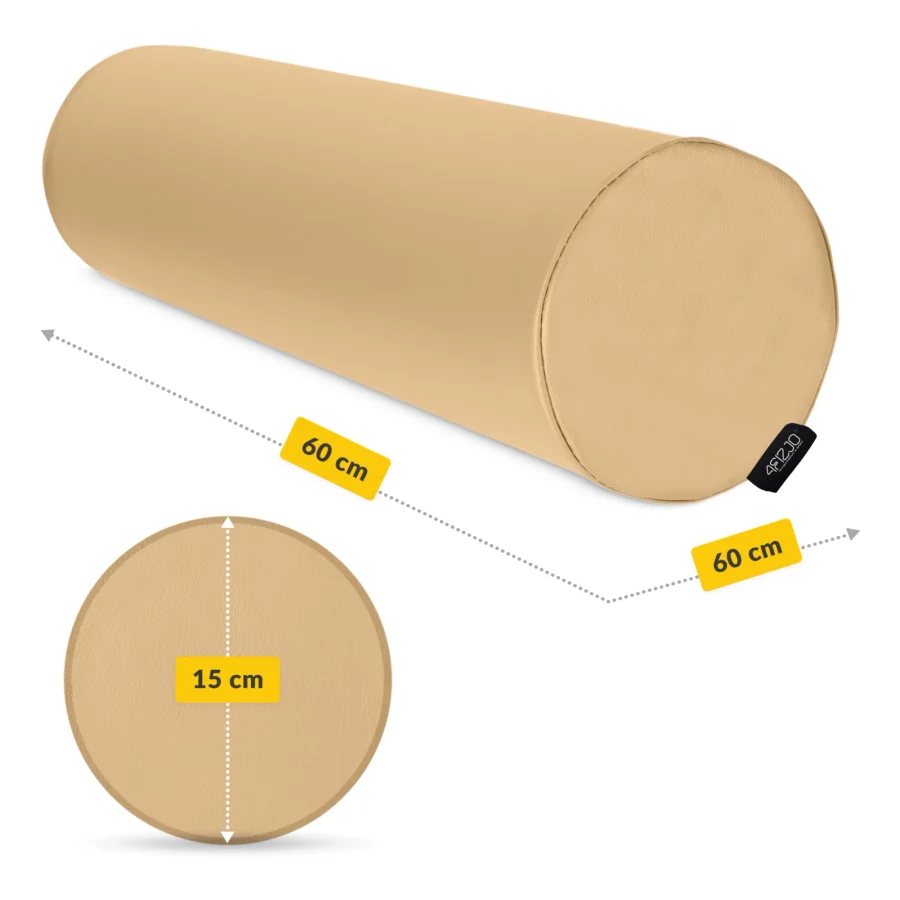 Rehabiliteringsrulle 60 × 15 × 15 cm – beige – bilde 2 av 6