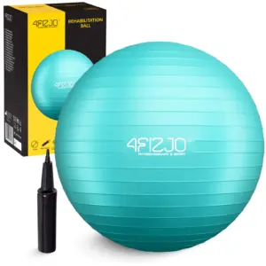 Oppblåsbar Gymnastikkball 55 Cm Mintgrønn