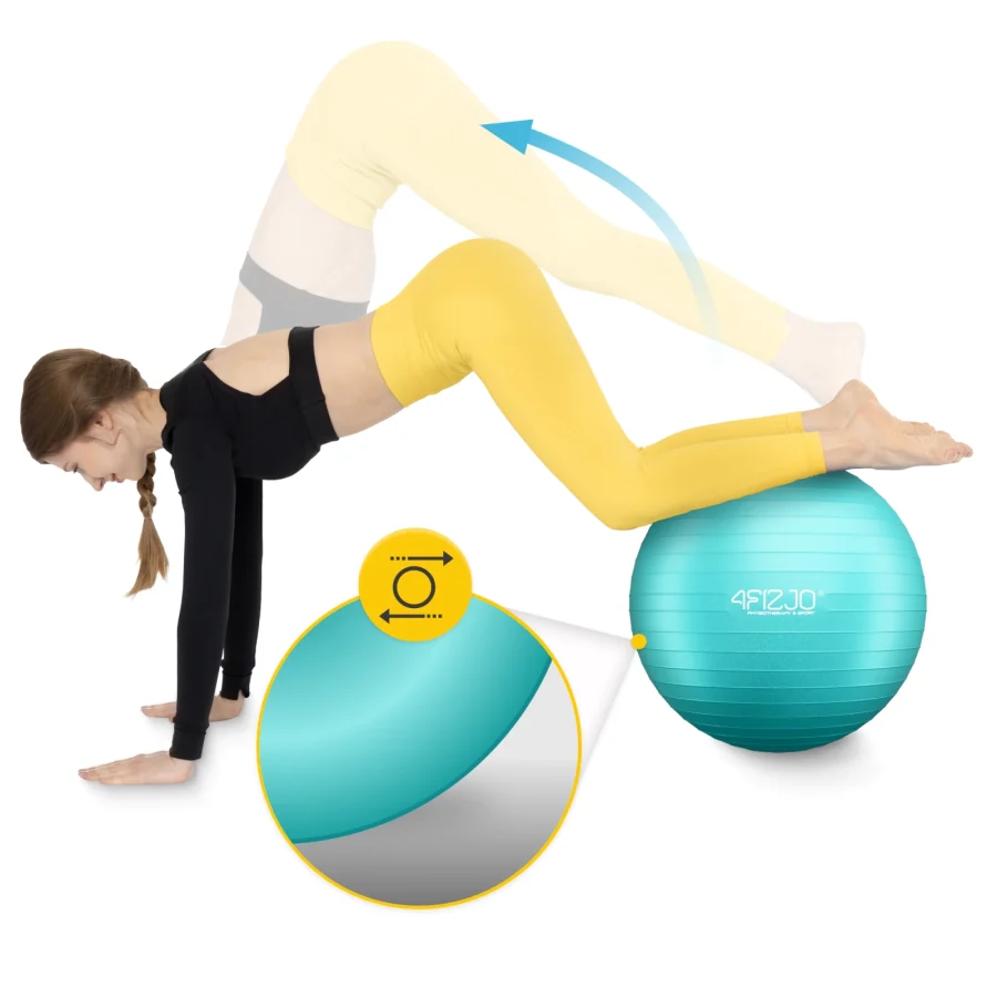Treningsball 55 cm mintgrønn – bilde 5 av 8