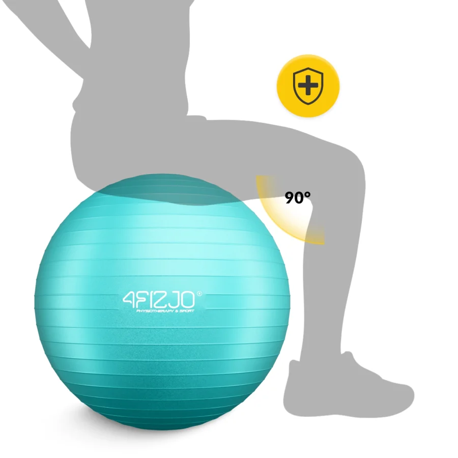 Treningsball 55 cm mintgrønn – bilde 8 av 8