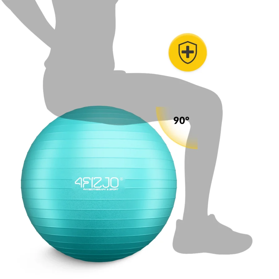 Treningsball 75 cm mintgrønn – bilde 5 av 8