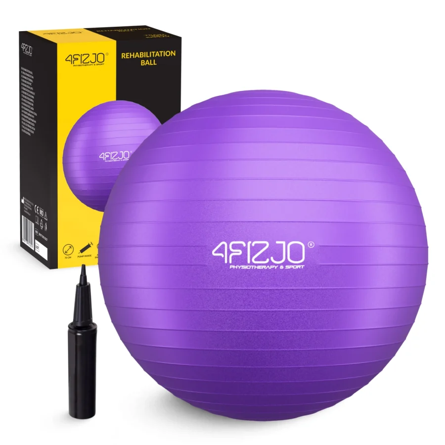 Treningsball 75 cm lilla – bilde 1 av 8
